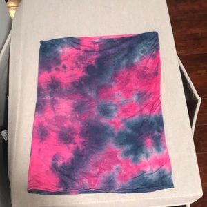 TIE DYE TUBE TOP/ACCESSORY